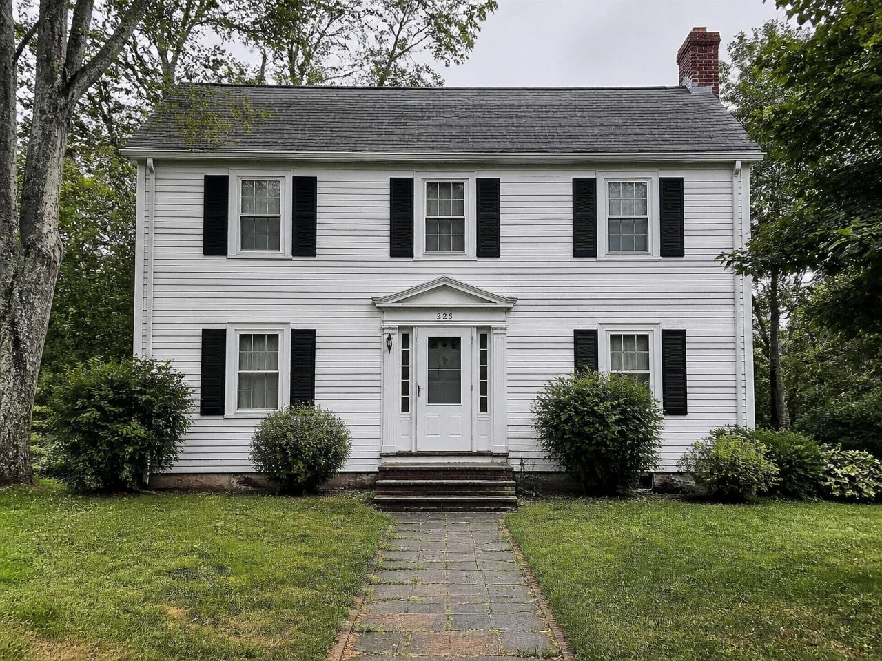Colonial revival — full facade — before installation