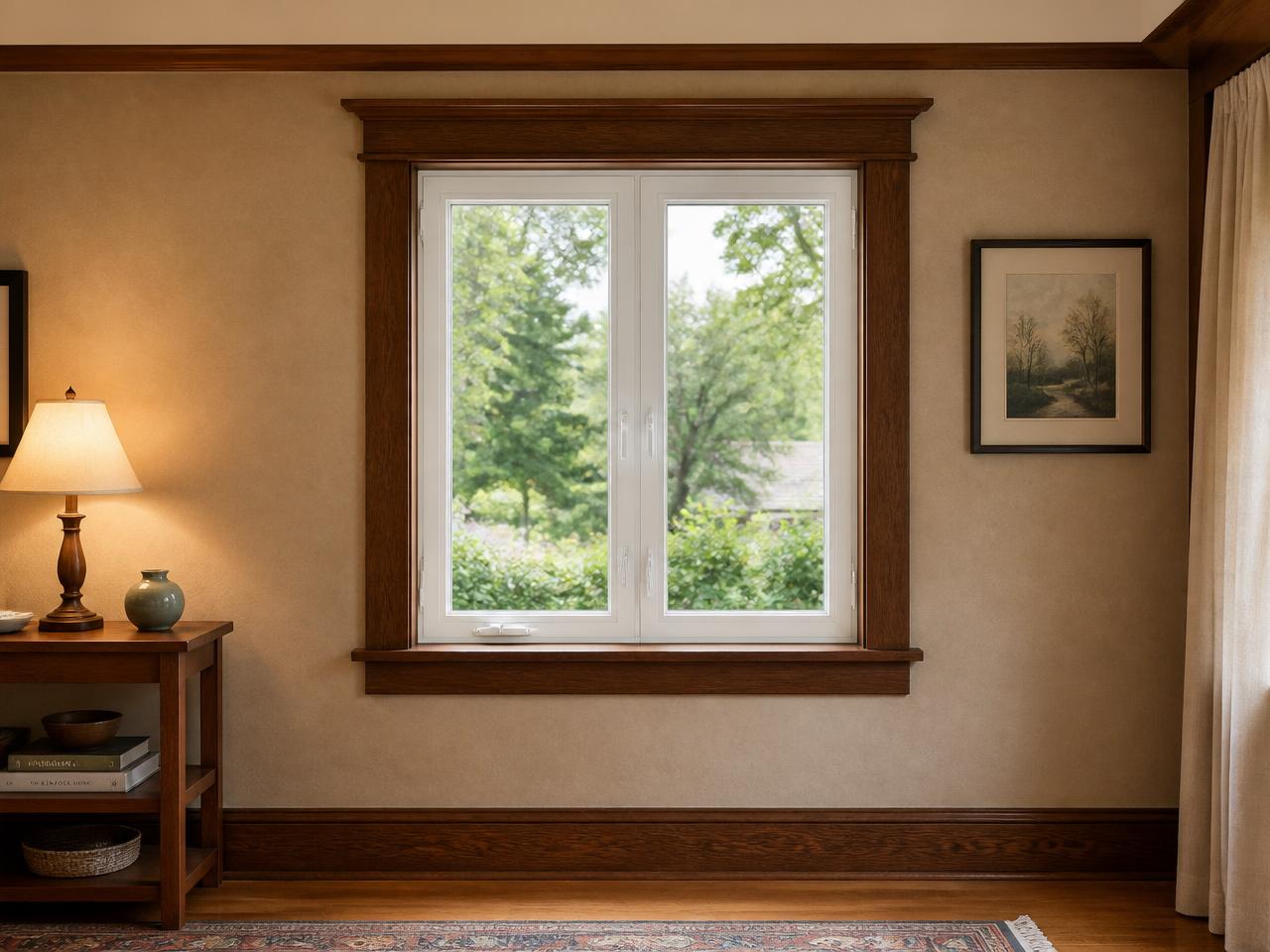 Craftsman interior — living room — after installation